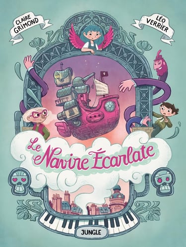 Première de couverture de la BD Le Navire écarlate