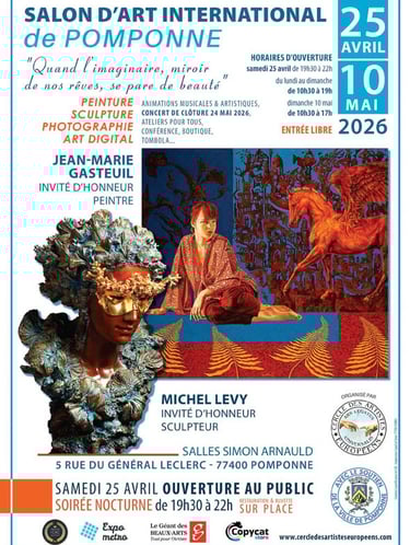 Exposition au Salon d'Art international de Pomponne 2026