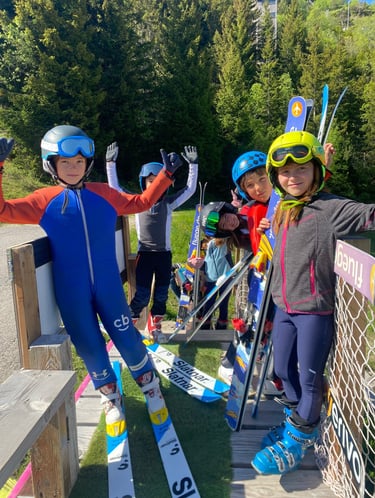 Découverte de l'activité Saut à Ski pour des enfants dans le Vercors à Autrans-Méaudre en Vercors