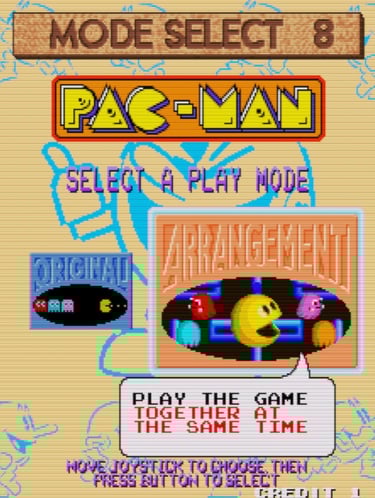 Pac-Man Arrangement: Pac-Man Mode Select