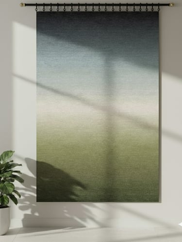 Custom bespoke handmade rugs crafted in Nepal –wall-hanging- Himalaya Carpet Industries