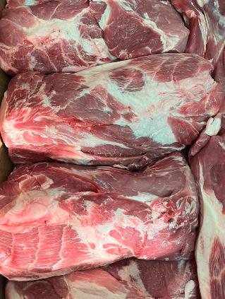 pierna de cerdo limpia