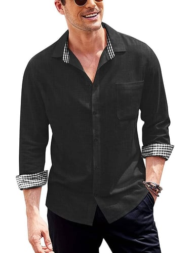  long sleeve black shirt and sunglasses