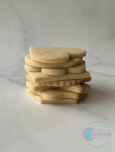 Vanilla sugar cookies, naked cookies