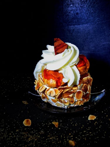 photographie de patisserie aux amandes thierry le moel photographe