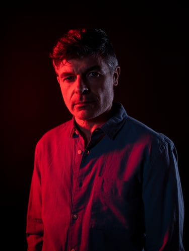Portait of David, the antagonist played by Nacho Guerreros