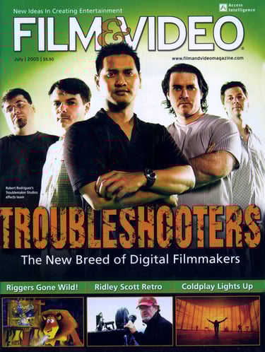 Eric T Pham on the cover of Film & Video Magazine