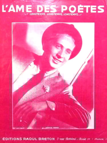 couverture partition Trenet