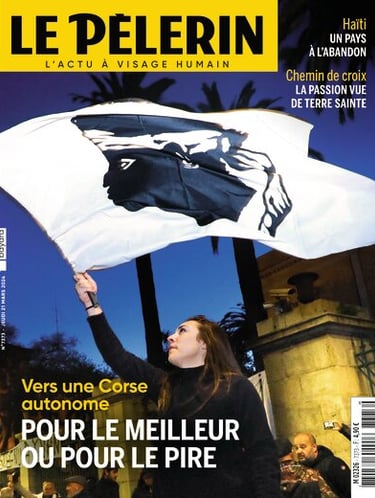 Couverture du n°7373 du magazine Le Pèlerin