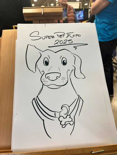 Dog caricature