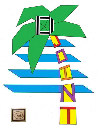 D JOINT richWOODart.com straight line art
