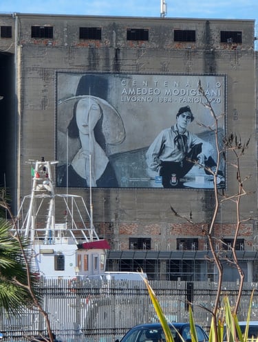 a large billboard billboard on a building with a large advertisement on it