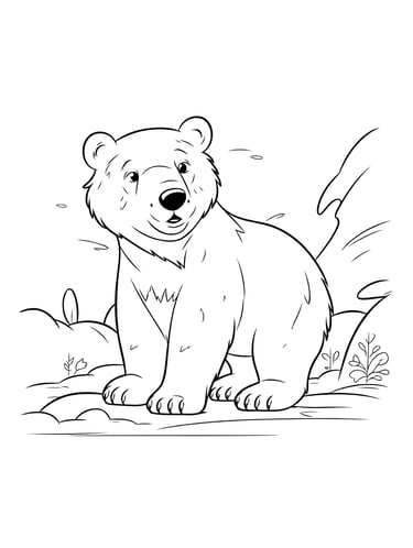 coloriage ours