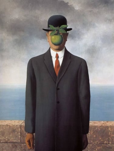 René Magritte, "The Son of Man" (1964)