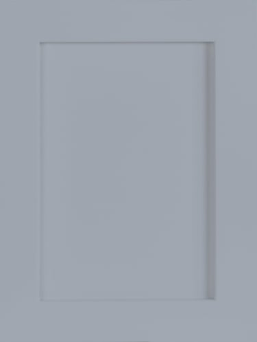 Gray kitchen cabinet