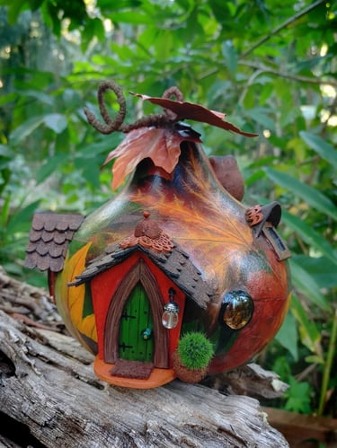 Gourd fairy house