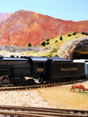 Polar Express Model Train at Gilbert Model Railroad Club