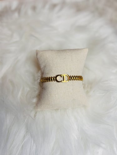 bracelet CD acier inoxydable 