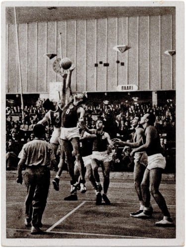 1952 Helsinki Olympics Basketball Cards