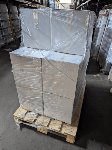 boxes of LIFE2.0 in the warehouse