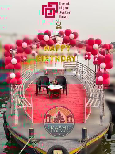 Surprise Decorated Event Boat Booking for Birthday Party and Other Special Occasion