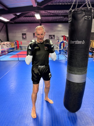 Willy, coach de boxe au sein du club