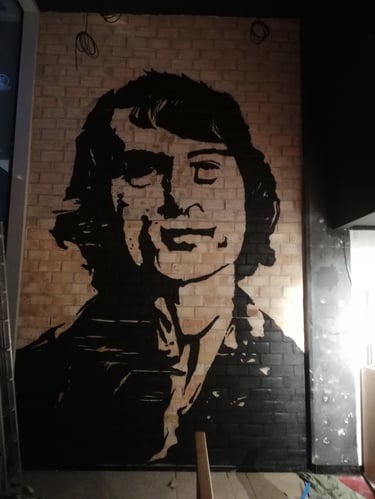 graffiti joker mural foster's hollywood