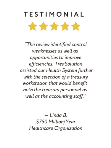 TreaSolution Client Testimonial - Healthcare