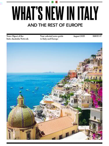 What's New In Italy August 2025 cover.