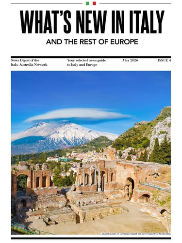 What's New In Italy magazine May edition cover