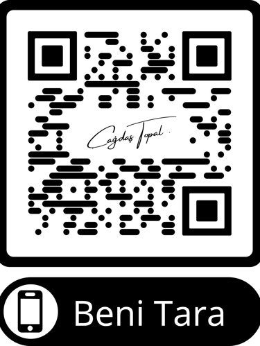 Çağdaş Topalın telegram grubu için QR kod