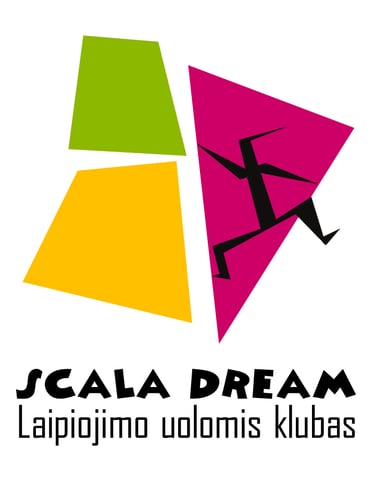 a logo of climbing club Scala Dream