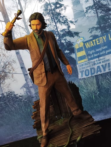 a figurin resin alan wake