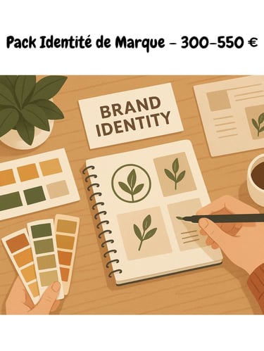 illustration du pack Identité de Marque