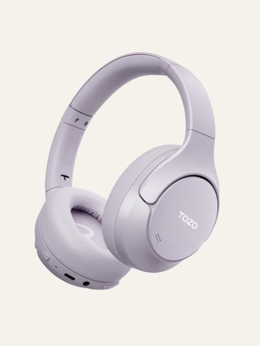 Picture of TOZO HT3 Hybrid Noise Cancelling Headphones Light Purple