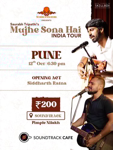 Mujhe Sona Hai at The Soundtrack Cafe Pune on 12th October 2025!