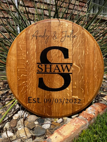 Wedding sign