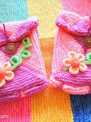 Pink young ladies handbag with punched flowers