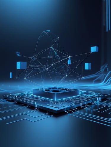 ChangeAI homepage header image of AI and data system merging on GPU infrastructure