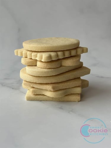 Shortbread cookie, naked cookie