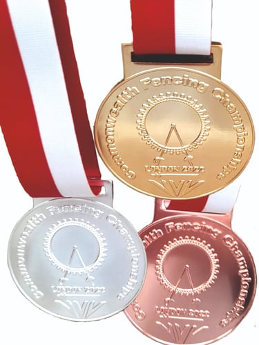 Commonwealth Fencing Champions Medals