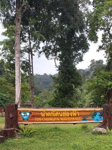 thailand khao lak ton chong fa waterfall lam ru