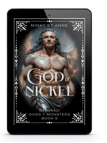 Cover for God of Nickel featuring Axel the god of the title