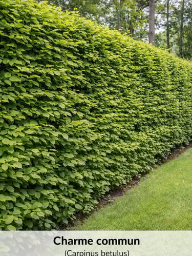 haie de charme commun amenagement paysager lotissement Domaine du Parc Belbeuf