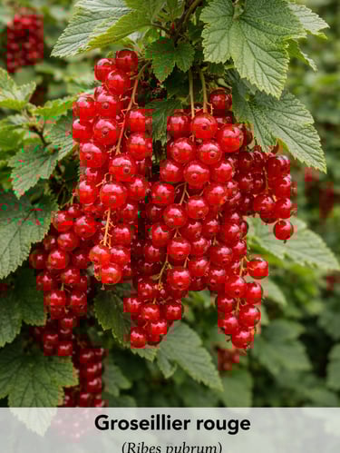 groseillier rouge arbuste fruitier espaces verts lotissement Domaine du Parc