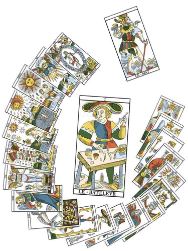 livre Tarot de Marseille le sens par l'image la symbolique du tarot