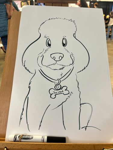 Dog caricature