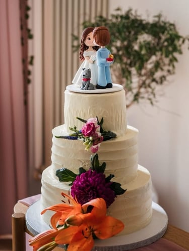 queti pasteleria peru torta de boda novios buttercream