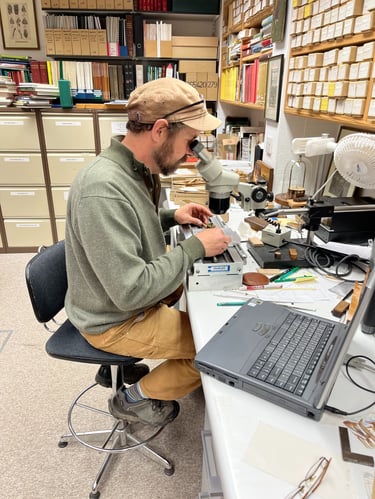 Measuring Samples in Lab  - photo by Virginia Cuba