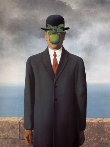 René Magritte, "The Son of Man" (1964)
